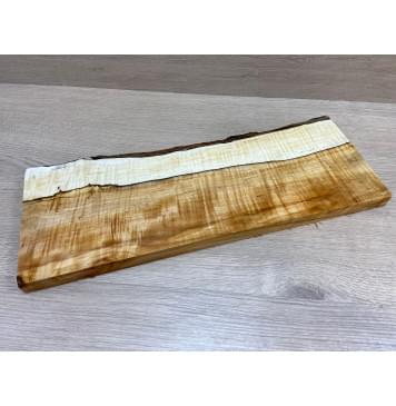 Клён Американский Волнистый заготовка на топ Смешанный А Волна АА 24х155-175х475 мм (1 шт под распил)-12