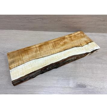 Клён Американский Волнистый заготовка на топ Смешанный А Волна АА 24х155-175х475 мм (1 шт под распил)-11