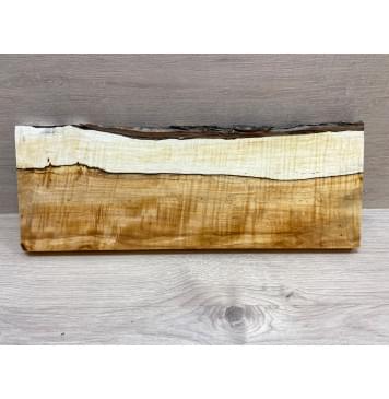 Клён Американский Волнистый заготовка на топ Смешанный А Волна АА 24х155-175х475 мм (1 шт под распил)-0