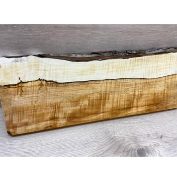 Клён Американский Волнистый заготовка на топ Смешанный А Волна АА 24х155-175х475 мм (1 шт под распил)-9