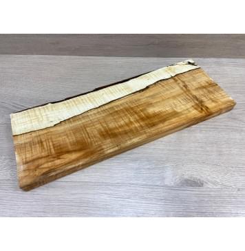 Клён Американский Волнистый заготовка на топ Смешанный А Волна АА 24х155-175х475 мм (1 шт под распил)-5