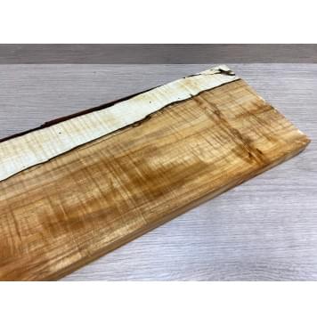 Клён Американский Волнистый заготовка на топ Смешанный А Волна АА 24х155-175х475 мм (1 шт под распил)-3