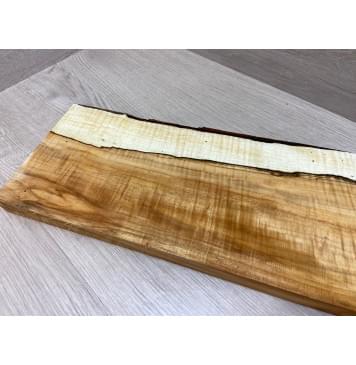 Клён Американский Волнистый заготовка на топ Смешанный А Волна АА 24х155-175х475 мм (1 шт под распил)-2