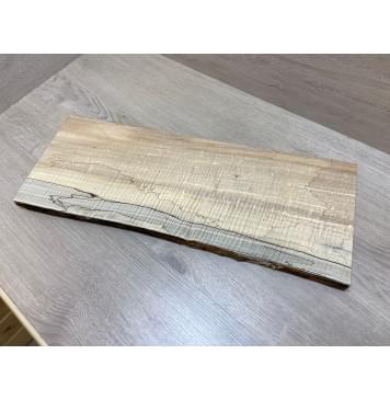 Клён Американский Spalted Волнистый заготовка на топ Смешанный АА Волна ААА 23х200-210х555 мм (1 шт под распил) Уценка-гнилостные поражения древесины,под стабилизацию или работу с порозаполнителями-20