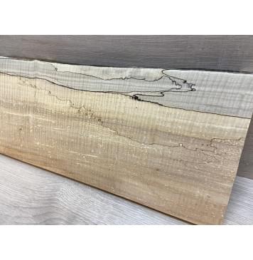 Клён Американский Spalted Волнистый заготовка на топ Смешанный АА Волна ААА 23х200-210х555 мм (1 шт под распил) Уценка-гнилостные поражения древесины,под стабилизацию или работу с порозаполнителями-16