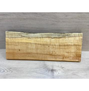 Клён Американский Spalted Волнистый заготовка на топ Смешанный АА Волна ААА 23х200-210х555 мм (1 шт под распил) Уценка-гнилостные поражения древесины,под стабилизацию или работу с порозаполнителями-11