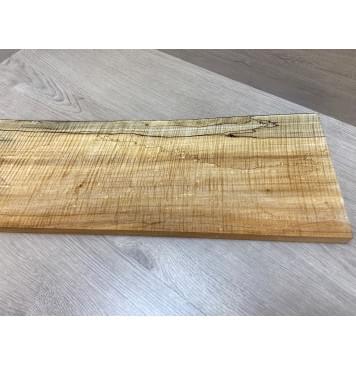 Клён Американский Spalted Волнистый заготовка на топ Смешанный АА Волна ААА 23х200-210х555 мм (1 шт под распил) Уценка-гнилостные поражения древесины,под стабилизацию или работу с порозаполнителями-8