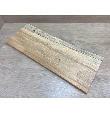 Клён Американский Spalted Волнистый заготовка на топ Смешанный АА Волна ААА 23х197-205х555 мм (1 шт под распил) Уценка-гнилостные поражения древесины,под стабилизацию или работу с порозаполнителями-5