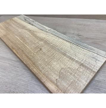 Клён Американский Spalted Волнистый заготовка на топ Смешанный АА Волна ААА 23х197-205х555 мм (1 шт под распил) Уценка-гнилостные поражения древесины,под стабилизацию или работу с порозаполнителями-16