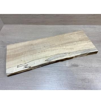 Клён Американский Spalted Волнистый заготовка на топ Смешанный АА Волна ААА 23х197-205х555 мм (1 шт под распил) Уценка-гнилостные поражения древесины,под стабилизацию или работу с порозаполнителями-15