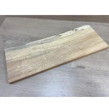 Клён Американский Spalted Волнистый заготовка на топ Смешанный АА Волна ААА 23х197-205х555 мм (1 шт под распил) Уценка-гнилостные поражения древесины,под стабилизацию или работу с порозаполнителями-13