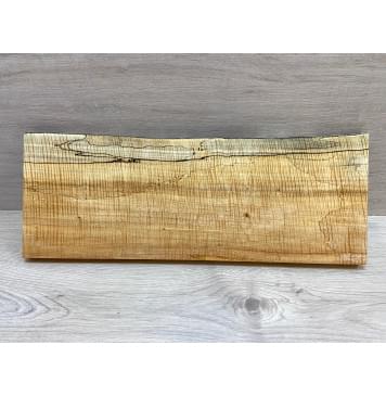 Клён Американский Spalted Волнистый заготовка на топ Смешанный АА Волна ААА 23х197-205х555 мм (1 шт под распил) Уценка-гнилостные поражения древесины,под стабилизацию или работу с порозаполнителями-8