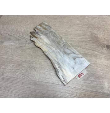 Тополь Болотный Волнистый заготовка накладки на головку грифа Смешанный ААА Волна АА 6х90-120х220 мм-0