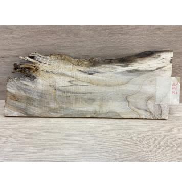 Тополь Болотный Волнистый заготовка накладки на головку грифа Смешанный ААА Волна АА 6х90-120х220 мм-3