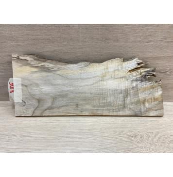 Тополь Болотный Волнистый заготовка накладки на головку грифа Смешанный ААА Волна АА 6х90-120х220 мм-4