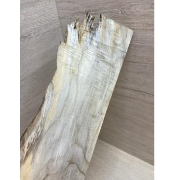 Тополь Болотный Волнистый заготовка накладки на головку грифа Смешанный ААА Волна АА 6х90-120х220 мм-5