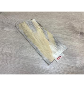 Тополь Болотный Волнистый заготовка накладки на головку грифа Смешанный АА Волна АА 6х120х260 мм-0