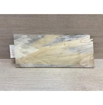 Тополь Болотный Волнистый заготовка накладки на головку грифа Смешанный АА Волна АА 6х120х260 мм-5