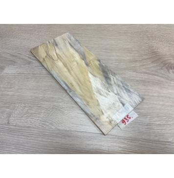 Тополь Болотный заготовка накладки на головку грифа Смешанный ААА 6х120х270 мм-0