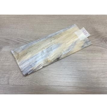 Тополь Болотный Волнистый заготовка накладки на головку грифа Смешанный ААА Волна АА 6х120х270 мм-2