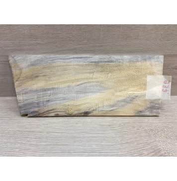 Тополь Болотный Волнистый заготовка накладки на головку грифа Смешанный ААА Волна АА 6х120х270 мм-3