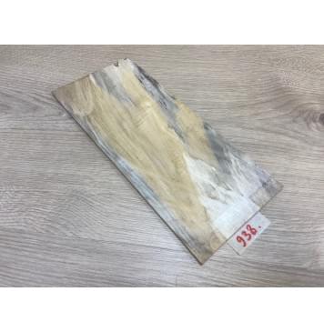 Тополь Болотный Волнистый заготовка накладки на головку грифа Смешанный ААА Волна АА 6х120х260 мм-0