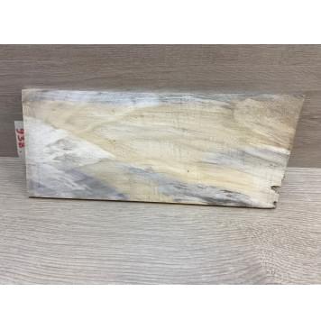 Тополь Болотный Волнистый заготовка накладки на головку грифа Смешанный ААА Волна АА 6х120х260 мм-3