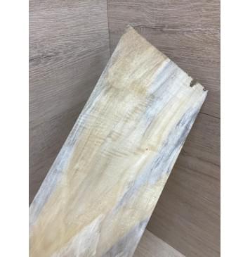 Тополь Болотный Волнистый заготовка накладки на головку грифа Смешанный ААА Волна АА 6х120х260 мм-5