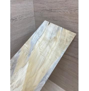 Тополь Болотный Волнистый заготовка накладки на головку грифа Смешанный ААА Волна АА 6х120х260 мм-6