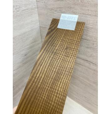Ясень Печёный 180 гр Волнистый заготовка накладки на головку грифа Смешанный ААА Волна АА 3х93х300 мм-6
