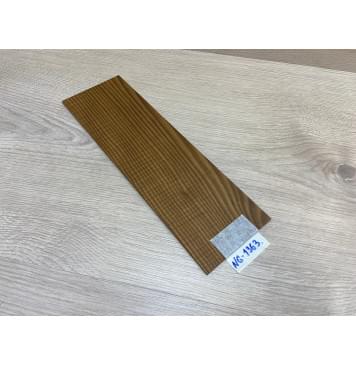 Ясень Печёный 180 гр Волнистый заготовка накладки на головку грифа Смешанный ААА Волна АА 3х93х300 мм-0