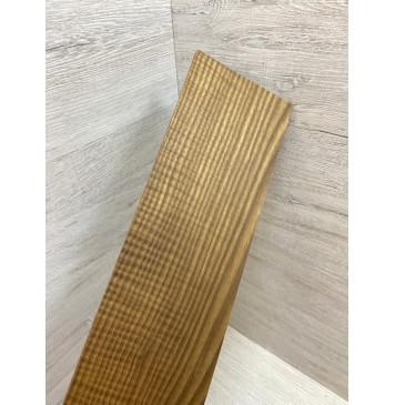 Ясень Печёный 180 гр Волнистый заготовка накладки на головку грифа Смешанный ААА Волна АА 3х93х300 мм-3