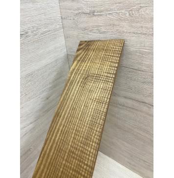 Ясень Печёный 180 гр Волнистый заготовка накладки на головку грифа Смешанный ААА Волна АА 5х93х300 мм-3