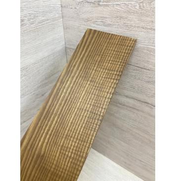 Ясень Печёный 180 гр Волнистый заготовка накладки на головку грифа Смешанный ААА Волна АА 3х93х300 мм-5