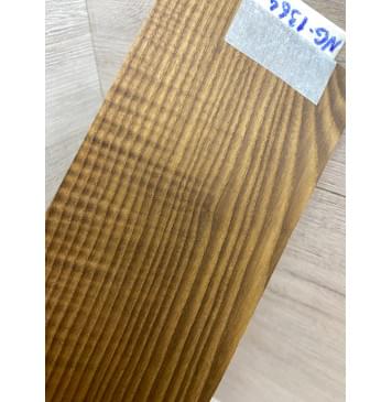 Ясень Печёный 180 гр Волнистый заготовка накладки на головку грифа Смешанный ААА Волна АА 3х93х300 мм-3