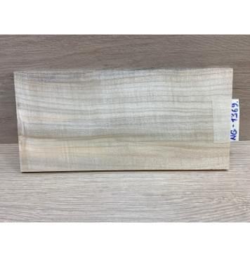 Клён Американский заготовка накладки на головку грифа Радиал АА 5х110х230 мм-3