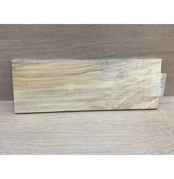 Тополь Болотный Волнистый заготовка накладки на головку грифа Смешанный ААА Волна А 6.5х100х285 мм-3