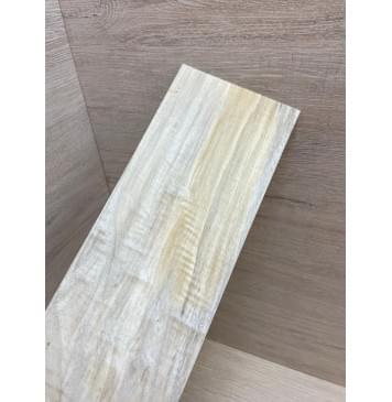 Тополь Болотный Волнистый заготовка накладки на головку грифа Смешанный ААА Волна А 6.5х100х285 мм-2