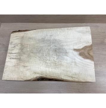 Клён Чёрный Явор, Волнистый заготовка корпуса Тангент АА Волна ААА 48х330-380х550 мм (Массив)-2