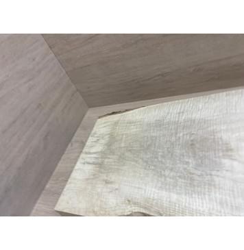 Клён Чёрный Явор, Волнистый заготовка корпуса Тангент АА Волна ААА 48х330-380х550 мм (Массив)-17