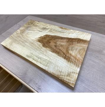 Клён Чёрный Явор, Волнистый заготовка корпуса Тангент АА Волна ААА 48х330-380х550 мм (Массив)-7