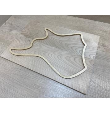 Клён Белый заготовка на топ для Тревел гитары Смешанный АА 9х146-151х410 мм - 2 шт.(книжкой)-2