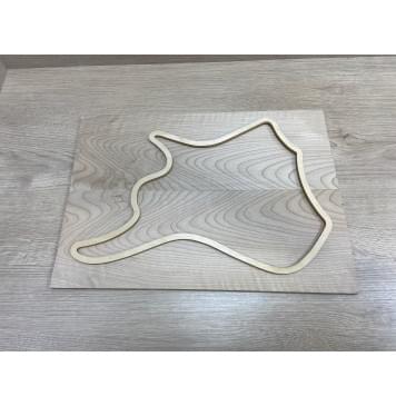 Клён Белый заготовка на топ для Тревел гитары Смешанный АА 9х146-151х410 мм - 2 шт.(книжкой)-4