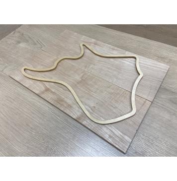 Клён Белый заготовка на топ для Тревел гитары Тангент АА 9х144х407 мм - 2 шт.(книжкой)-2