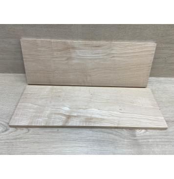 Клён Белый заготовка на топ для Тревел гитары Тангент АА 9х144х407 мм - 2 шт.(книжкой)-4