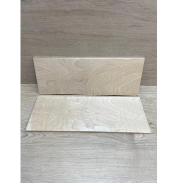 Клён Белый заготовка на топ для Тревел гитары Тангент ААА 7.5х140х382 мм - 2 шт.(книжкой)-3