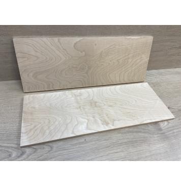 Клён Белый заготовка на топ для Тревел гитары Тангент ААА 7.5х140х382 мм - 2 шт.(книжкой)-4