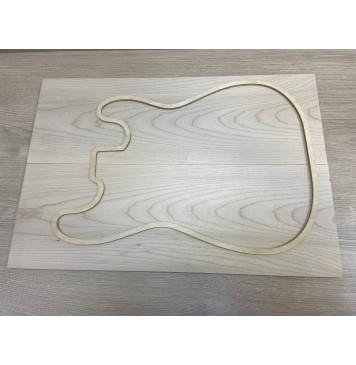 Клён Белый заготовка на топ Тангент ААА 11.5х193х565 мм - 2 шт. (книжкой)-4