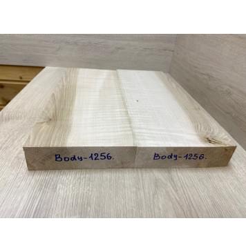 Клён Американский Белый Волнистый заготовка корпуса Радиал АА Волна ААА 49х182х465-478 мм (2шт)-9