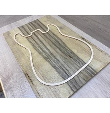 Корина Чёрная заготовка на топ Радиал АА 19х200х587 мм - 2 шт (книжкой)-3